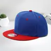Novo Chapéu Hip-Hop Color Block com Logo Personalizado, Boné de Baseball Versátil Estilo Americano com Aba Reta para Homens e Mulheres, Chapéu Personalizado para Dança de Rua