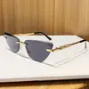 Gafas de sol poligonales con incrustaciones de diamantes estilo europeo y americano, sin montura, elegantes y geniales, hacen que la cara luzca más pequeña, perfectas para posar, gafas con protección UV