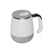 Copo de Mistura com Display de Temperatura, À Prova d'Água, Adequado para Leite em Pó e Proteína em Pó, Copo de Café Elétrico Recarregável Portátil de Aço Inoxidável 316