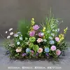 Arreglos Florales de Boda Estilo Bosque, Macetas Colgantes, Flores de Seda, Decoraciones de Pasillo, Decoraciones para la Ceremonia de Entrega del Coche de Boda, Escaparates, Plantas Verdes