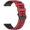 Adequado para Samsung Gear S3 Frontier Bicolor Furo Respirável 22mm Pulseira Esportiva Universal de Substituição