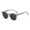 CX2176 Gafas de sol de montura redonda pequeña de moda europea y americana, accesorios de viaje, protector solar para pesca, gafas de sol TAC, fábrica