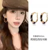 Brincos Argola de Prata S925 com Prata Triturada de Alta Qualidade para Mulheres 2026 Novos Populares Versáteis Elegantes Brincos de Luxo Leve
