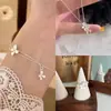 Colar de Gardenia com Franjas Coloridas para Mulheres, Luxo Leve, Simples e Fashion, Design de Nicho, Sensação de Alta Qualidade, Corrente Versátil para Clavícula