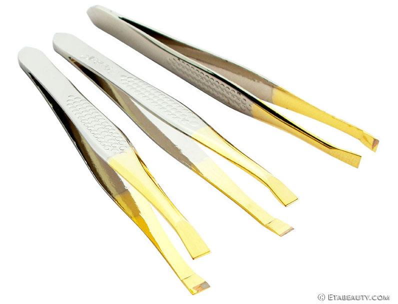 不锈钢修眉夹拔毛钳子镊子眉毛夹美妆工具胡须夹定制