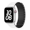 La correa de silicona magnética estilo tres plantas de cuarta generación es adecuada para Apple iWatch S10 S11 Ultra de 789 generación