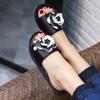 Pantuflas Planas Antideslizantes para Mujer 2025 Estilo Coreano Chanclas de Satén Florales Pantuflas de Moda Tendencia para que las Mujeres Usen Afuera