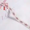Cinta jacquard de rejilla de diamantes con hilo dorado de 1.5CM, accesorio para ropa, decoración del hogar, cortinas y varias decoraciones DIY G3602
