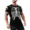 Verano 2023 nuevo venta directa de fábrica transfronteriza impresión digital 3D para hombre logo de coche camiseta de secado rápido para motocicleta de carreras