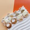 Cross-border Best Selling Ins Estilo Handmade Polímero Clay Brincos de cerâmica macia Nicho das mulheres High-end brincos de cor quente