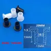 M10 Parafuso Isolante de Nylon Bucha Isolante Arruela de Transistor Bucha Plástica Bucha de Revestimento Tipo T Côncavo-Convexo Bucha de Degrau