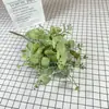 Estilo nórdico transfronterizo simulación de plantación verde de Lysimachia chisis grande flores decorativas para pared de fondo de boda flores artificiales verdes