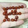 Contas Redondas de Ágata Nanhong, Contas Artesanais de Coração de Amor, Contas Soltas de Cristal para DIY, Acessórios de Ágata Nanhong para Pulseiras