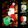 Navidad Inflable Papá Noel Trepando Pared Colgante Ventana Película de Aire Luminoso Centro Comercial Escena Diseño Gorro Decorativo Modelo de Dibujos Animados