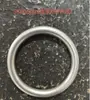 Pulseira de Aço Inoxidável Personalizada, Anel Redondo Vazado Retrô Liso de Alta Qualidade, Pulseira Feminina, Pulseira, Joias de Aço Titânio
