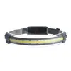 Linterna frontal suave tipo parche de nuevo modelo transfronteriza Luz de trabajo Cob Portátil Linterna frontal para pesca Iluminación LED exterior USB Lámpara