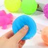 Pelota de Vinilo para Agarrar con la Mano Sensible al Tacto 3D para Bebé, Aprendizaje para Gatear, Masaje, Juego en el Agua, Pellizcar y Llamar, Juego con Arena, Pellizcar y Hacer Ruido