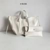 Bolso Tote de Moda 2024 de Aspecto Francés de Alta Gama Portátil de Gran Capacidad de un Solo Hombro para Axila para Mujer
