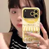 Adecuado para Funda de Teléfono Apple 17 Pro Max, Estilo de Lujo de Gama Alta, iPhone 16 Dibujos Animados, iPhone 15, Tienda de Conveniencia Banana Clearing