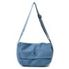 Bolso bandolera para hombre de mezclilla con textura retro, bolso pequeño portátil moderno 2025 nuevo, casual versátil, para teléfono móvil, bolso de hombro para mujer