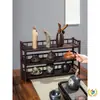 Estante de Almacenamiento para Juego de Té de 5 Piezas, Estante de Exhibición de Escritorio, Mesa de Té Pequeña, Gabinete de Té, Mesa de Té, Estante de Té, Portahojas de Té y Tazas de Té