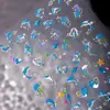 Cyansea Popular Transfronteiriça Fantasia Azul Golfinho Concha Adesivos para Nail Art Manual DIY Adesivos de Decoração Adesivos de Decoração de Unhas