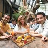 Tábua de Corte Personalizada de Madeira de Acácia com Compartimentos para Pão, Lanches, Queijo, Uso Doméstico, Festas, Frutas e Frios, Tábua de Corte Dupla Face