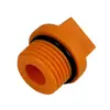 Liansu Ppr Naranja Accesorios para Mejoras del Hogar Juego Completo Tubería de Suministro de Agua Caliente y Fría para Interiores Tubería de Agua Potable Engrosada de 4/6 Pulgadas