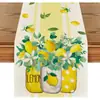 El Más Vendido de Amazon Estampado de Frutas de Verano Mantel para Mesa de Pastelería Banderín de Mesa de Lino Fresco y Sencillo Decoración de Cocina