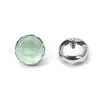 F136 Titanio Borde Serrado Piedra Ojo de Gato Tachuelas Planas para Oreja Tachuelas para Labio G23 Aleación de Titanio Joyería para Piercing Tachuelas para Cartílago de Oreja Tachuelas para Lengua