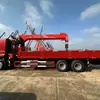 La fábrica suministra directamente a Liuqi la grúa de brazo de cinco secciones de 3112 toneladas y ocho ruedas traseras con grúa de 10 toneladas y 14 toneladas