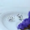 Nafuge Joyería de Plata al por Mayor Pendientes de Plata de Ley 925 de Moda para Mujer con Perla Natural Elegante Joyería de Plata de Lujo Ligero