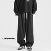 Calças casuais americanas grandes masculinas verão primavera e outono calças esportivas retas calças largas plus size moda marca calças de banheiro