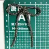 Corda de Broca de Tubo Redondo Personalizada Arco Feito à Mão Bolsas DIY Acessórios de Vestuário Acessórios Fabricantes de Joias Atacado Chapéus de Flores