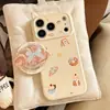 Casa de Pan Funda para Teléfono Adecuada para Apple 18 Pro Max iPhone 16 Soporte Magnético 15 Coreana Creativa 13 Suave 17