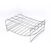 Fornecimento Direto da Fábrica Rack para Air Fryer de Aço Inoxidável Camada Dupla Sem Virar Filtro de Óleo Grelha de Churrasco Vertical Rack Multifuncional para Cozinhar no Vapor