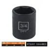 Venta al por mayor del fabricante llave de impacto neumática hexagonal de 3/8 de pulgada, vasos cortos y largos, cabezas de vaso