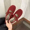 Zapatos Mary Jane estilo hada con una sola correa, nueva colección otoño/invierno 2026, adecuados para usar en exteriores, con forro de felpa y suela plana