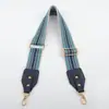 Nuevo colorido tejido ancho a rayas estampado correa ancha para el hombro estilo étnico bandolera femenina estilo coreano versátil un solo hombro chica estilo occidental