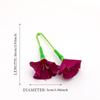 Accesorios de pétalos de cabeza de campanilla de mañana simulación arreglo floral de ratán flor artificial decoración de boda arreglo floral de paisajismo