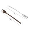 Palillo Mezclador Desechable Transparente Mini Cuchara para Café Cuchara Mezcladora de Plástico Palillo de Inspección para Experimento Científico Cuchara Medidora de Miel Gramo