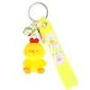 Chaveiro Criativo de Resina Rosto Gordinho Porquinho Fofo Adorável Boneca Pet Pingente para Bolsa de Casal Presente para Crianças Ornamento