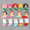 Accesorios de Resina de Sirena DIY Material para Tocado de Pinza Infantil Carcasa de Teléfono Móvil Crema de Pegamento para Adorno de Cabello Accesorios de Pasador Lote