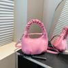 Bolsa de Mão da Moda para Mulheres, Novo Estilo Verão 2026, Bolsa de Ombro Simples e Versátil com Toque de Luxo, Bolsa de Bolinho Tendência de Nicho