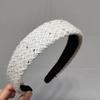 Diadema Coreana Dongdaemun Estilo Chanel Lentejuelas Salida Tarjeta para el Cabello para Mujer Estilo Retro Francés Celebridad de Internet Elegantes Accesorios para el Cabello de Otoño e Invierno