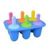 Molde para Paletas de Hielo Infantil con Forma de Flor de 7 Agujeros de Silicona para Uso Doméstico, Lindo Molde Casero para Helados, Caja Creativa para Suplementos Alimenticios