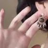 Estilo Étnico Retro Cristal Borla Diseño de Nicho Pendientes Únicos 2025 Nuevo Estilo Caliente Pendientes Sencillos de Moda