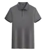 6806 Tiski Camiseta Solapa Cuello POLO Color Sólido Verano Combinable de Cualquier Manera Manga Corta Unisex Casual Cómoda Clásica para Hombres y Mujeres