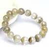 Pulsera Redonda de Cuentas Matcha Fantasma Multicolor Natural de Cristal Mingdu Pulsera de Cuentas Sueltas Multi-tesoro Matcha Fantasma Venta al por Mayor
