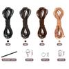 Bricolaje cuero genuino Amazon AliExpress 5 m piel de vaca embalaje Negro Café profundo café medio piel de vaca original
